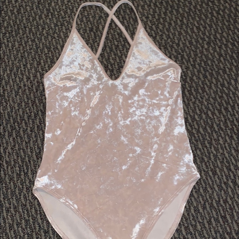 Velvet bodysuit